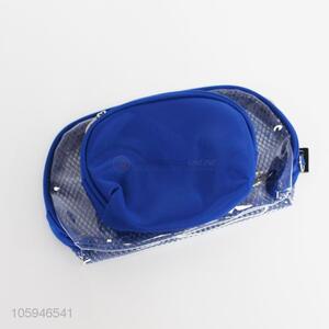 Fashion Design 2 Pieces Plastic Cosmetic Bag