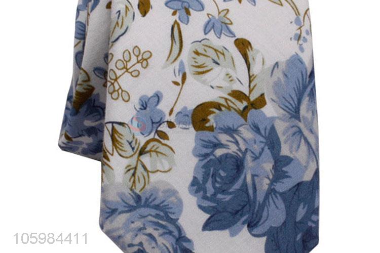 Premium quality custom flower printed necktie for men