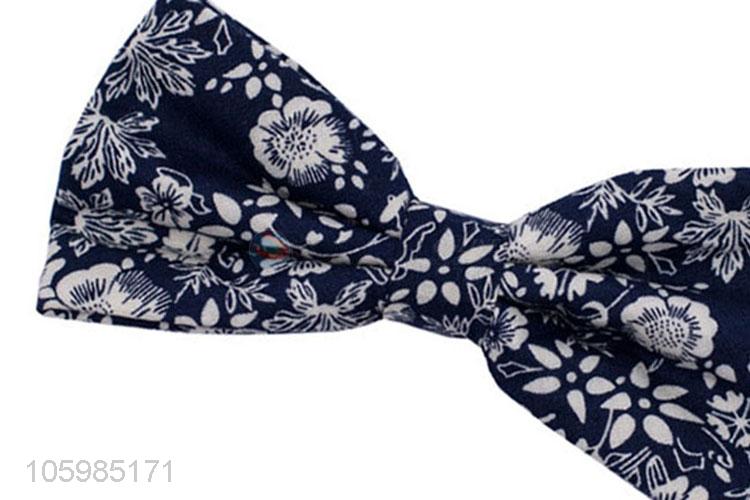 Cheap wholesale custom logo 100% cotton men bow tie