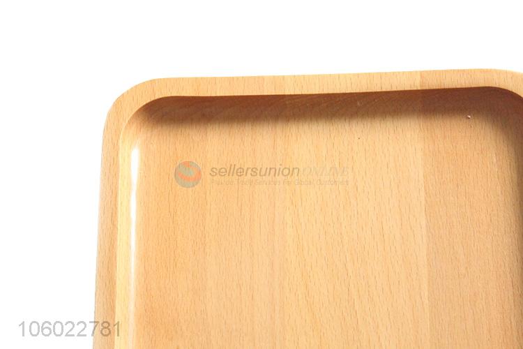 Top Quality Square Salad Bowl Delicate Wooden Tableware