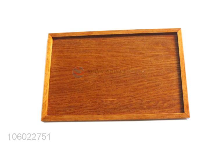 High Quality Rectangle Wooden Tray Service Tray