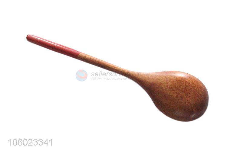 New Design Painted Handle Wooden Spoon Dinner Spoon