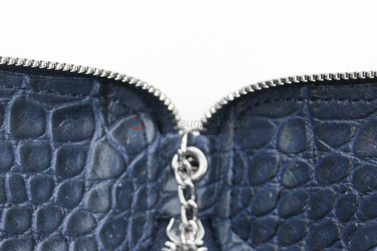 Good Quality Zipper Leather Key Case Car Key Bag