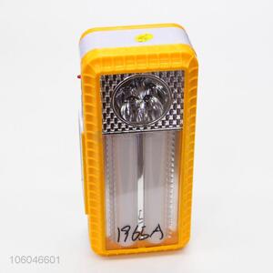 Custom rechargeable solar led emergency light with dry battery cabin