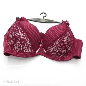 China maker ladies beautiful comfortable push-ups lace bras