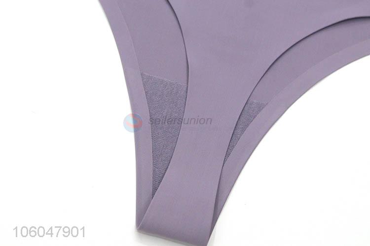 Factory promotional ladies sexy exquisite soft seamless underpant panties