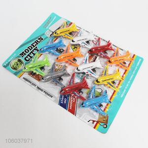 Promotion Gift 12PCS Mini Plastic Airplane Toy Set