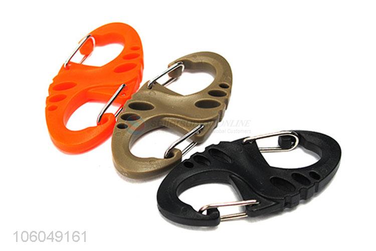 Unique design good quality outdoor camping carabiner key chain