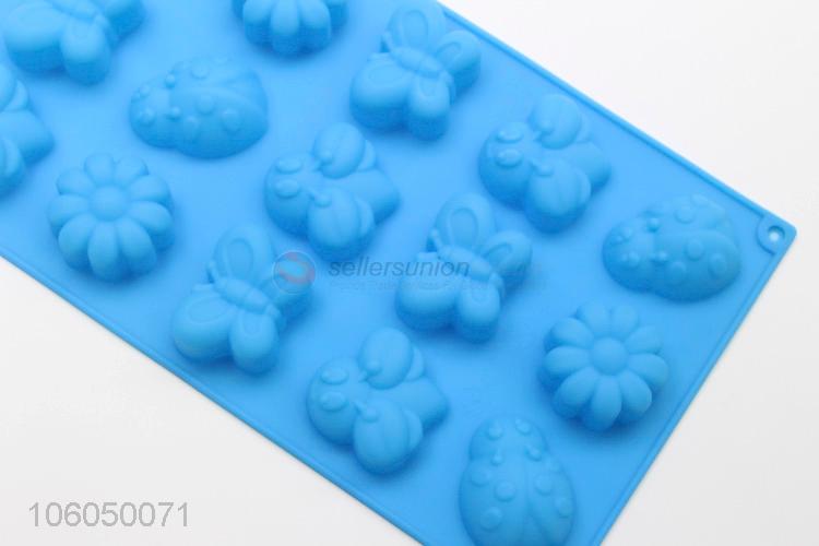 High quality 15 cavity different shapes silicone cake mould