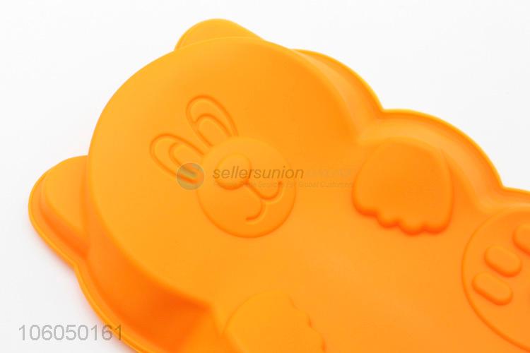 Unique design silicone cute bear shape cake mould