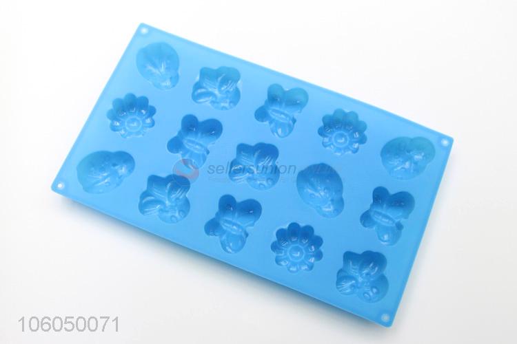 High quality 15 cavity different shapes silicone cake mould