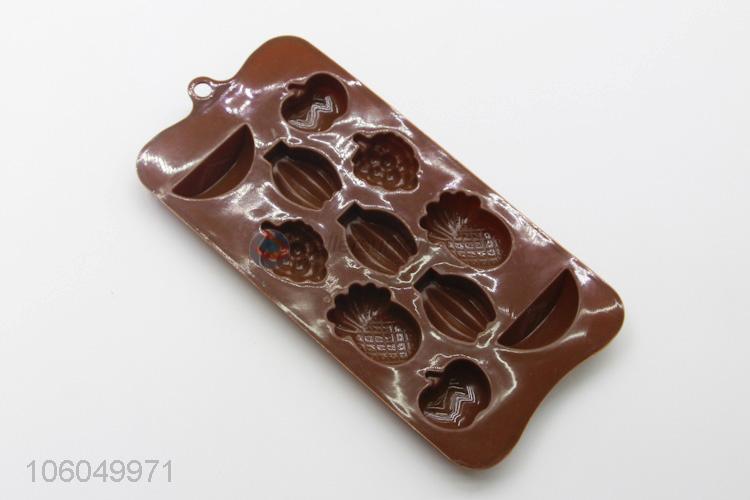 Best sale 3d nonstick fruit shape silicone chocolate molds