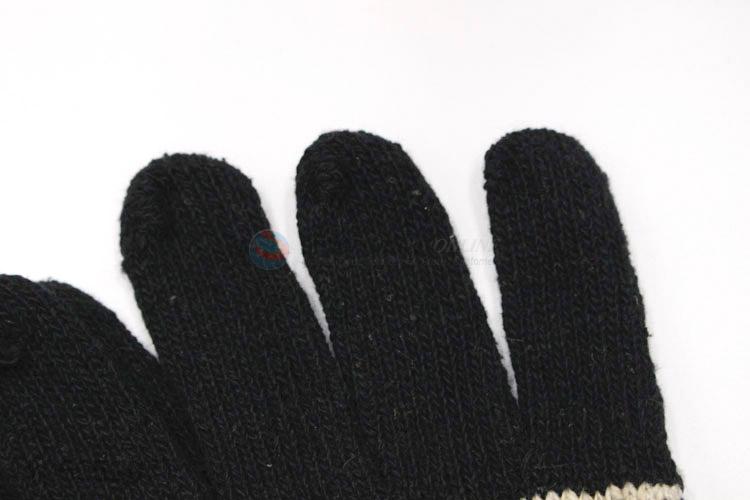 Best price winter warm thick men 5 fingers gloves