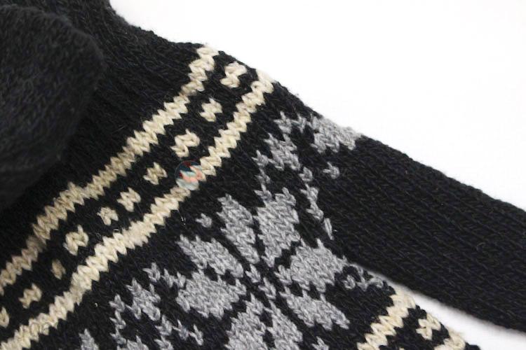 Best price winter warm thick men 5 fingers gloves