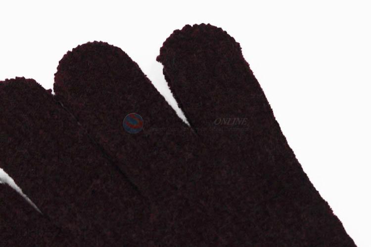 New winter warm chenille touch screen gloves
