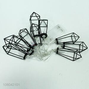 New Retro Iron Metal Diamond Fairy String Lights Battery Xmas Wedding Party