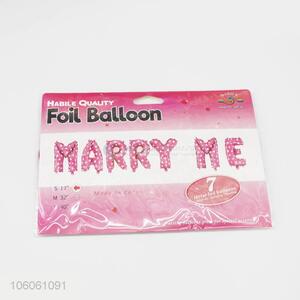 China Wholesale Marry Me Letter Foil Balloons