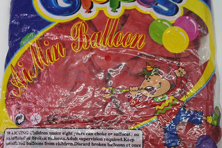 Factory Price 100pcs Love Shape Latex Balloon
