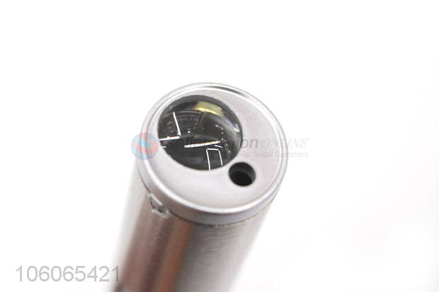 China factory mini stainless steel led flashlight with laser pointer