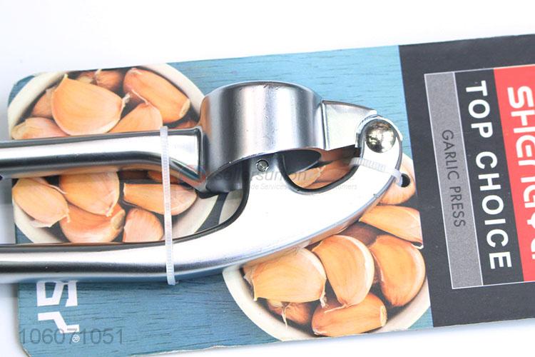Promotional cheap kitchen tool zinc alloy garlic press