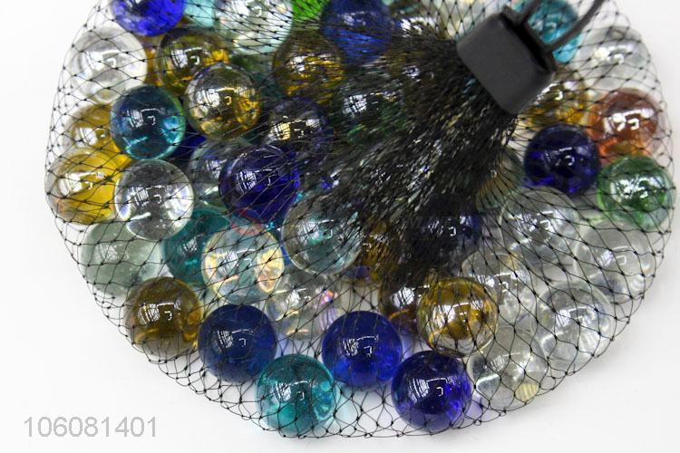 Factory sales 1.6cm transparent glass marbles for decoration