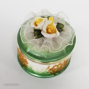 Good Quality Delicate Round Jewelry Box