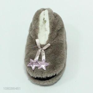 Wholesale plush house home floor shoes women warm slippers