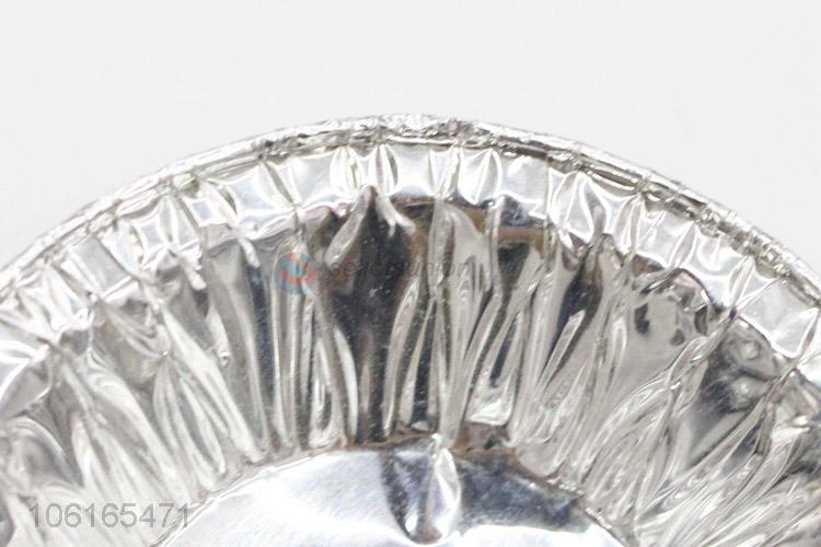 Factory Price Round Disposable Aluminum Foil Eggtart Cups Mini Cake Trays