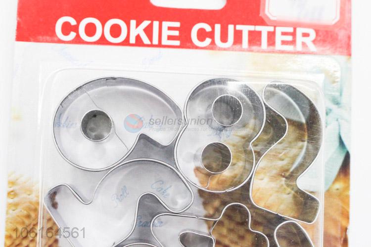 Cheap Price Stainless Steel 0-9 Numbers Cookie Cutters Bulk Biscuit Mold