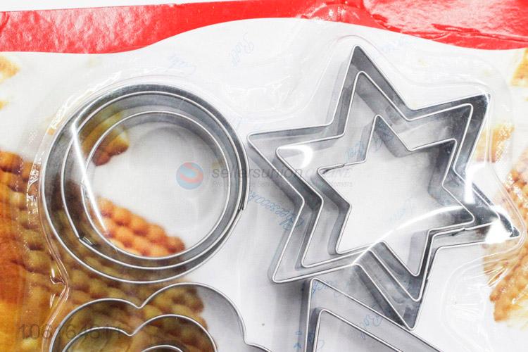 High Sales Multifunctional 12Pieces Stainless Steel Cookie Cutter Biscuit Mold