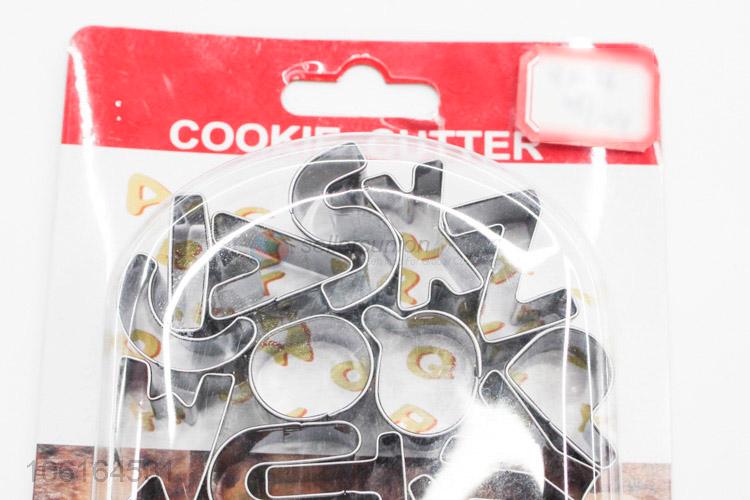 Factory Price Stainless Steel English Letters Cookie Mold Cake Mold