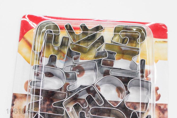 Factory Price Stainless Steel English Letters Cookie Mold Cake Mold