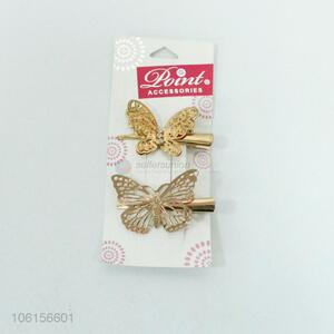 Fashion Butterfly Design Plastic Hairpin