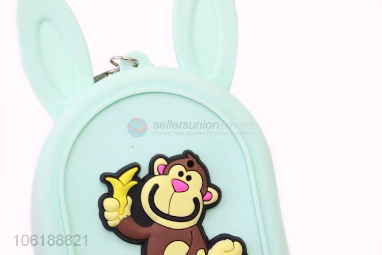 Popular Promotional 3D Cartoon Silicone Coin Purse