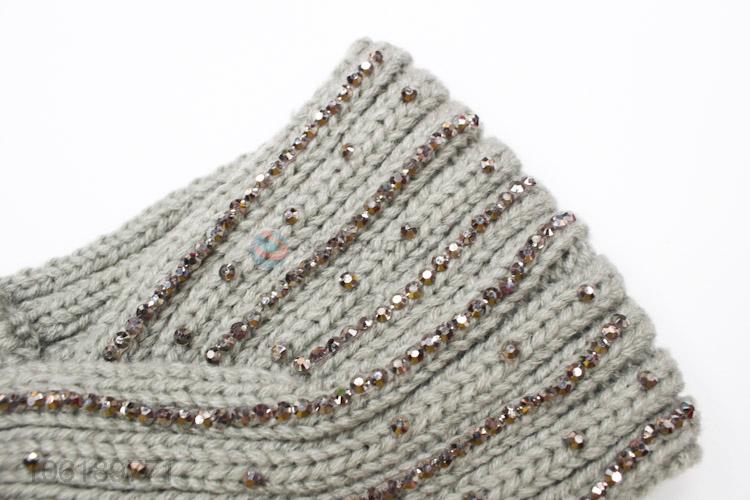 Factory Price Women Knitted Turban Handmade Crochet Headband