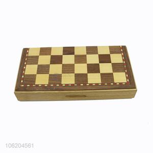 OEM factory wooden board chess game for kids