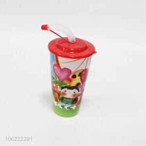 High Quality Children Straw Plastic Cup