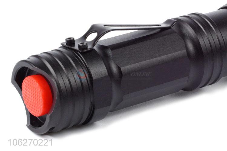 Suitable price outdoor aluminium alloy long distance clip flashlight