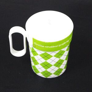 Good sale fashion printing plastic cup tooth mug