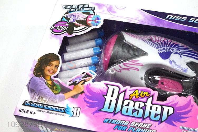 Fashion Design Soft Bullets Air Blaster Plastic Shooter Gun For Kids
