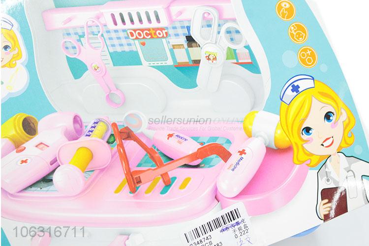 Promotional cheap plastic doctor play toy for kids
