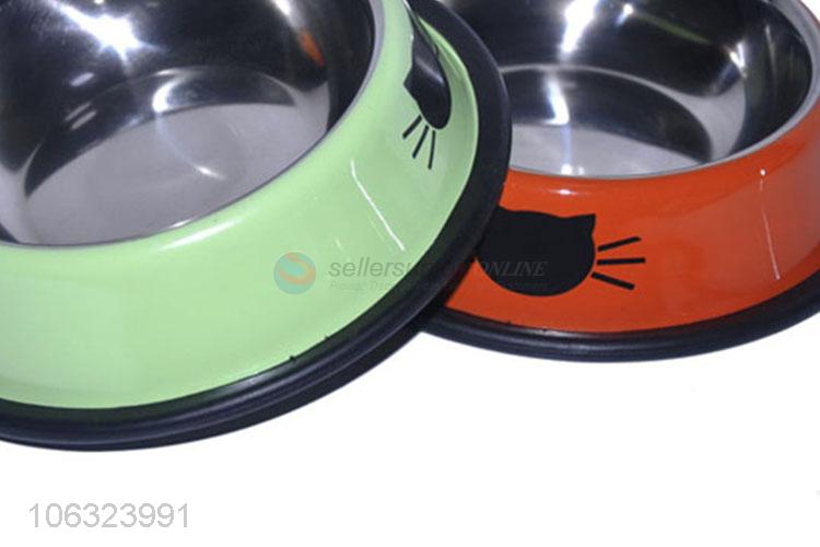 Wholesale Products Stainless Steel Round Shape Pet Bowl