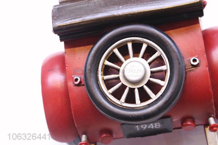 Best Sale Metal Car Crafts Antique Diecast Car Model Decoration