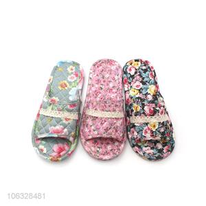 Unique Design Home Cotton Cloth Slippers Indoor Slipper