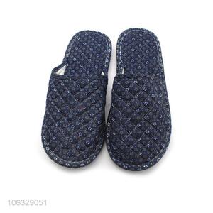 Hot Sale Printed Cotton Colth Home Bedroom Men Women Slippers