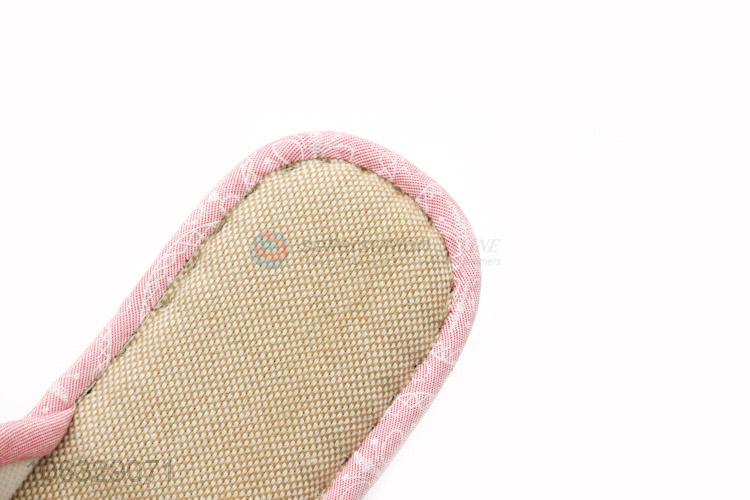 Hot Style Open Toe Linen Fabric Men Women Home Slippers