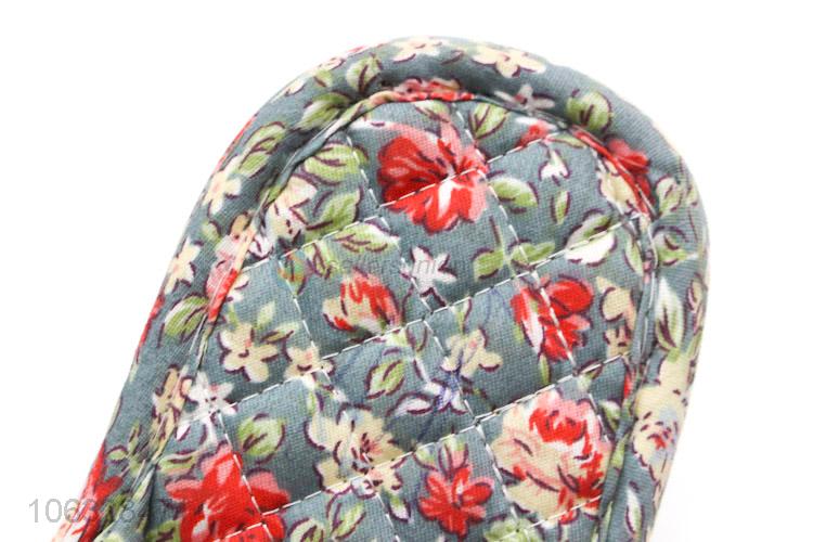 Best Sale Cotton Cloth Printing Women'S Indoor Slipper