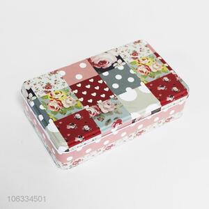 Hot selling metal box tin cans storage box for candy