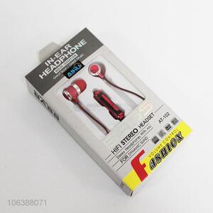 Hot selling stereo in-ear headphones earphones with mic