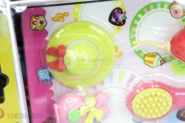 Best sale school stationery kids 3D TPR eraser set